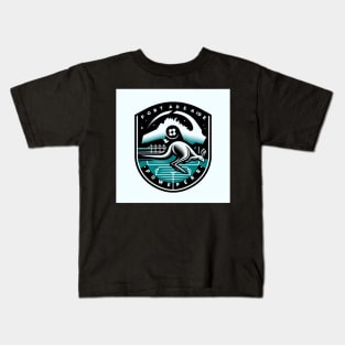 Dynamic Energy: A Glimpse of Port Adelaide Power Kids T-Shirt